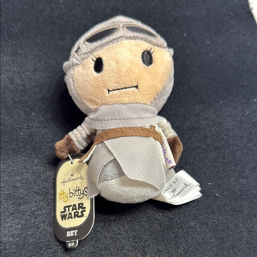 Star‎ Wars Itty Bittys Rey NEW Vintage 2015 Hallmark 4.5” deadstock beanbag